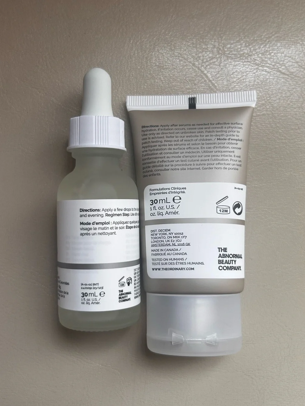 The Ordinary skincare duo #1